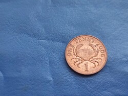 GUERNSEY 1 PENNY / ONE PENNY 2006 RÁK! II.ERZSÉBET IDŐS!