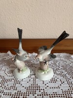 Ritka Aquincum porcelán madárpár