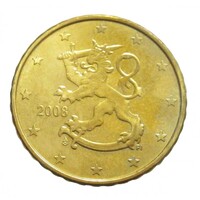 Finnország,10 eurocent 2008 aUNC+ ötvözet