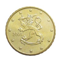 Finnország,10 eurocent 2005 aUNC+ ötvözet
