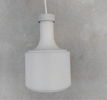 Retro konyhai mennyezeti lampa, feher uveg buras