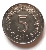 Málta 5 cent 1977 (Zu59)