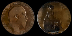 E 0484 Egyesült Királyság (Anglia) 1 Penny - Edward VII 1906