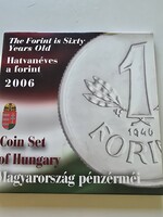 2006 forgalmi sor szinezüst érmével BU