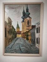 Szigli László Székesfehérvári utcarészlet