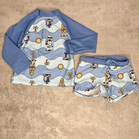 Sinsay Baby Star Wars Blue Two-Piece Swimsuit/Swimwear 6-12 months