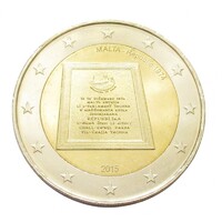 Málta,2 euro 2015 - Máltai Köztársaság 1974 aUNC+ ötvözet