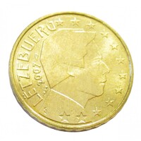 Luxemburg,10 eurocent 2007 aUNC+ ötvözet