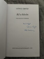 Göncz Árpád: Kő a kövön. Válogatott írások 1996 Dedikált