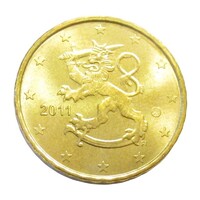 Finnország,10 eurocent 2011 aUNC+ ötvözet