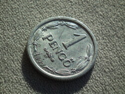 1943 alu 1 Pengő, Magyar Királyság, pengő korszak (1926-1946), fajtájából a legritkább évjárat