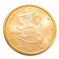 Finnország,2 eurocent 2006 aUNC+ vas