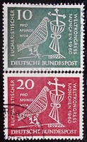 NP330-1 / Németország 1960 Eucharisztikus Világkongresszus  bélyegsor pecsételt