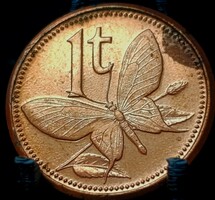 Pápua Új-Guinea 1 Toea, 2004 E05A3V