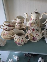Zsolnay pillangós porcelán kávéskészlet