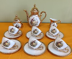 Bavaria zsáner jelenetes kávéskészlet