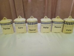 Régi, porcelán fűszertartók (kisméretű)