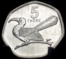 Botswana 5 Thebe, 2013 E05F1V