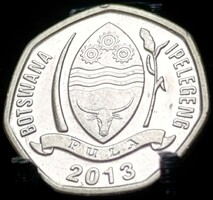 Botswana 5 Thebe, 2013 E05G5V