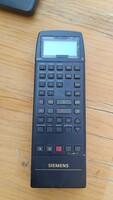 Ritka kijelzős Retro Siemens VHS videómagnó távirányító (LCD, SHIFT)