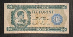 Javított,  de szép 1946-os 10 Forint!  Ritka darab,  még így restaurált állapotban is!