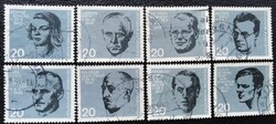 NP431-8 / Németország 1964 A Hitler elleni merénylet 20. évfordulója blokk bélyegei pecsételt