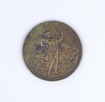2B156 Allegorikus bronz plakett Hass, alkoss, gyarapíts s a haza fényre derül - Kölcsey