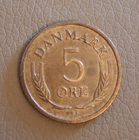 Dánia 5 öre, 1966