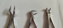 Old dental, dental pliers 3pcs
