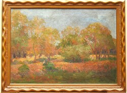 (K) Frecskay Endre (1875-1919) : Tájrészlet
