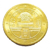 Ausztria,50 eurocent 2011 aUNC+ ötvözet