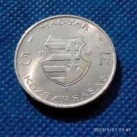 1946  vastag 5 forintos