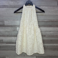Zara light beige patterned girl’s dress in multiple sizes