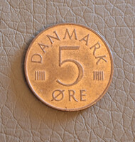Dánia 5 öre, 1973