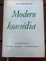 Galsworthy: Modern komédia A fehér majom,Csendes vallomás,Az ezüst kanál Európa könyvkiadó Budapest
