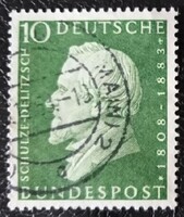 NP293 / Németország 1958 Herman Schulze-Delitzsch bélyeg pecsételt