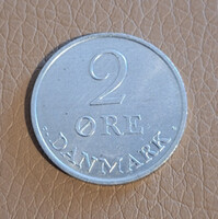 Dánia 2 öre, 1969