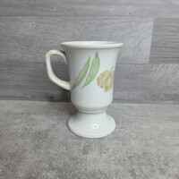 Hutschenreuther retro porcelán talpas pohár