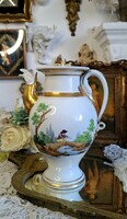 RARE! Antik Le Nove (Velence) porcelán, kézzel festett kanna 1780-1800, kitűnő állapot!