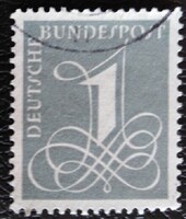 NP221 / Németország 1955 10 éves az ENSZ  bélyeg pecsételt