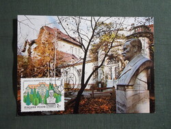 Képeslap,CM,bélyeg,alkalmi bélyegzés,Budapest,Budakeszi,Korányi Frigyes szanatórium,1976