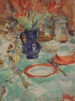(K) Diósy Antal (1895-1977) : Asztali csendélet