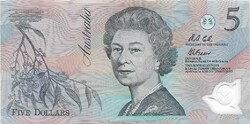 5 dollár 1992 Ausztrália B.W. Fraser és A.S. Cole 2. aUNC polymer