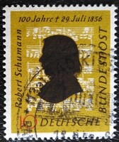 NP234 / Németország 1956  Robert Schumann bélyeg pecsételt
