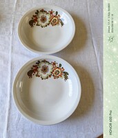 6 db Alföldi Icu mintás porcelán leveses mély tányér