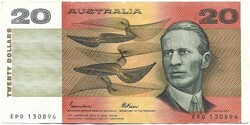 20 Dollar 1985 Australia R.A. Jonston and B.W. Fraser