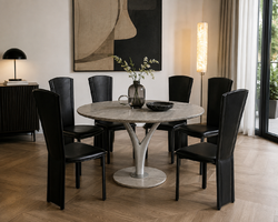 Pietro Costantini-style Italian design dining chairs – 6-piece set