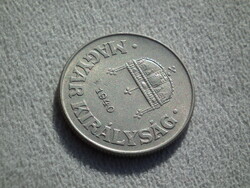 1940 réz-nikkel 50 fillér, Magyar Királyság, pengő korszak (1926-1946)