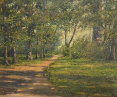 (K) Telegdy Árpád (1871-1931) : Erdei tisztás