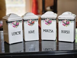 Rare Kispest Granite Vintage Spice Set – 14 pcs